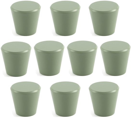 Ibenzoa® Set van 10 ronde metalen meubelknoppen voor kasten en laden Ibenzoa® Set van 10 ronde metalen meubelknoppen voor kasten en laden