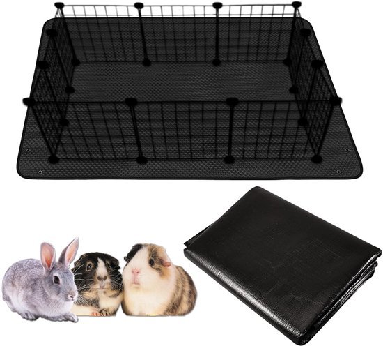 Ibenzoa® Waterdichte en herbruikbare mat voor kooien en transportboxen 150x100 cm