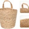 Ibenzoa® Decoratieve en multifunctionele hangende mand van zeegras voor thuisgebruik
