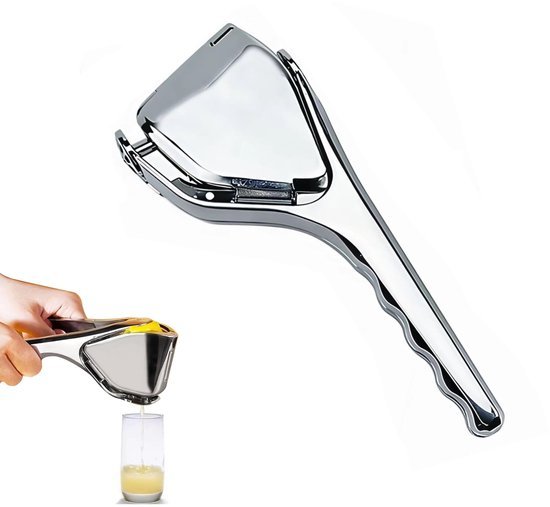 Ibenzoa® Handmatige roestvrijstalen citruspers voor sap van citroenen en limoenen