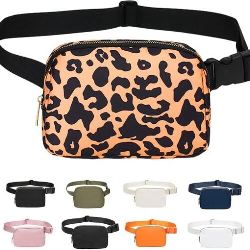 Ibenzoa® Stijlvolle en veelzijdige heuptas met verstelbare riem voor dagelijks gebruik