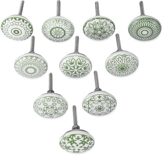 Unyqoos® Handgemaakte keramische knoppen set voor decoratieve meubelupgrades