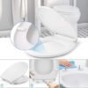 Ibenzoa® Ergonomische toiletbril met stille sluiting en verstelbare scharnieren Ibenzoa® Ergonomische toiletbril met stille sluiting en verstelbare scharnieren