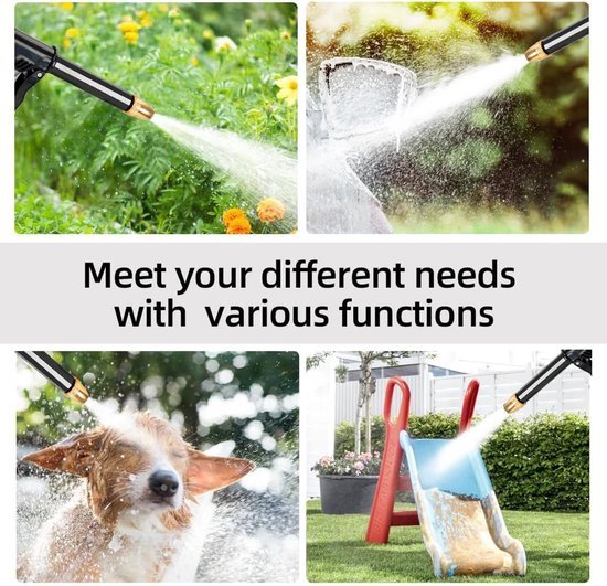 Ibenzoa® Flexibele en tuinslang van 10 meter voor veelzijdig gebruik