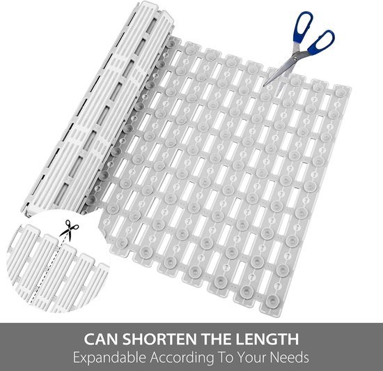 Ibenzoa® Antislip douchemat met sneldrogend en antibacterieel materiaal voor badkamer