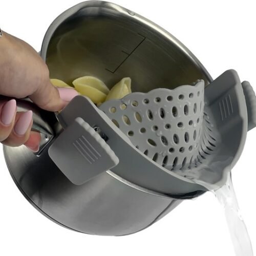 Ibenzoa® Opvouwbare siliconen keukenzeef voor eenvoudig afgieten van pasta en groenten