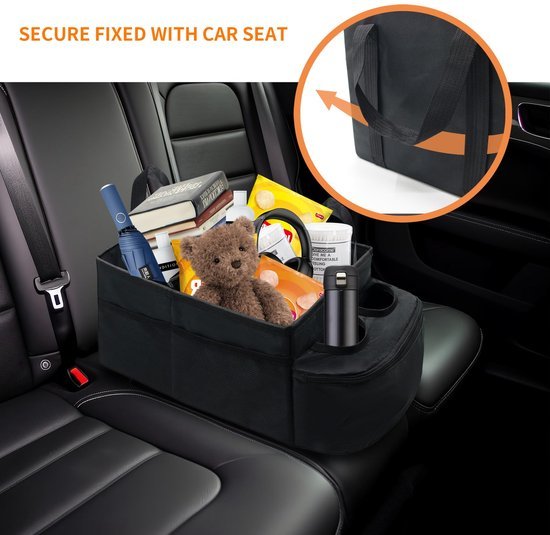 Ibenzoa® Handige en ruime auto-opbergbox voor achterbank of kofferbak
