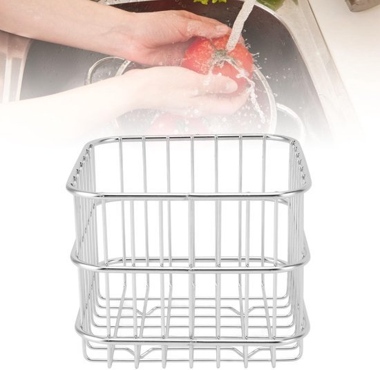 Unyqoos® Ruime roestvrijstalen mand voor efficiënte opslag van groenten en fruit