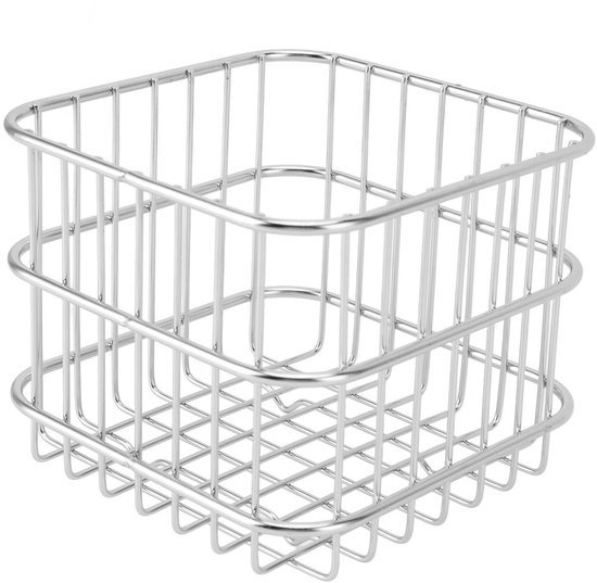 Unyqoos® Ruime roestvrijstalen mand voor efficiënte opslag van groenten en fruit