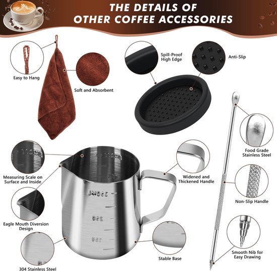 Unyqoos® Set voor met mm, Roestvrij staal, Zwart