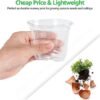 Unyqoos® Transparante kweekpotten set met drainage en herbruikbare verplantmat Unyqoos® Transparante kweekpotten set met drainage en herbruikbare verplantmat