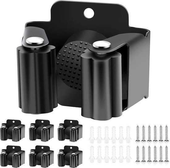 Ibenzoa® set van 6 ophangsystemen voor gereedschap in huis en tuin