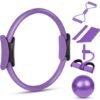 Ibenzoa® Complete Pilates en Yoga Set voor Thuis met Accessoires en Weerstandsbanden