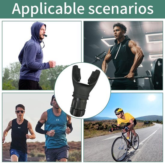 Unyqoos® Draagbare ademtrainer met instelbare weerstand voor conditieverbetering