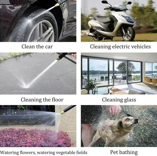 Ibenzoa® Flexibele en tuinslang van 10 meter voor veelzijdig gebruik