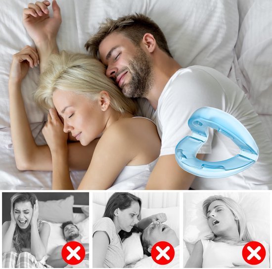 Unyqoos® Set van twee anti-snurkspalken met draagdoos voor betere nachtrust Unyqoos® Set van twee anti-snurkspalken met draagdoos voor betere nachtrust