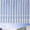 Ibenzoa® Elegant wit vitrage gordijn met macramé en borduurrand voor lichtinval