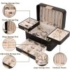 Unyqoos® Ruime en stijlvolle sieradenorganizer met drie niveaus voor dames Unyqoos® Ruime en stijlvolle sieradenorganizer met drie niveaus voor dames