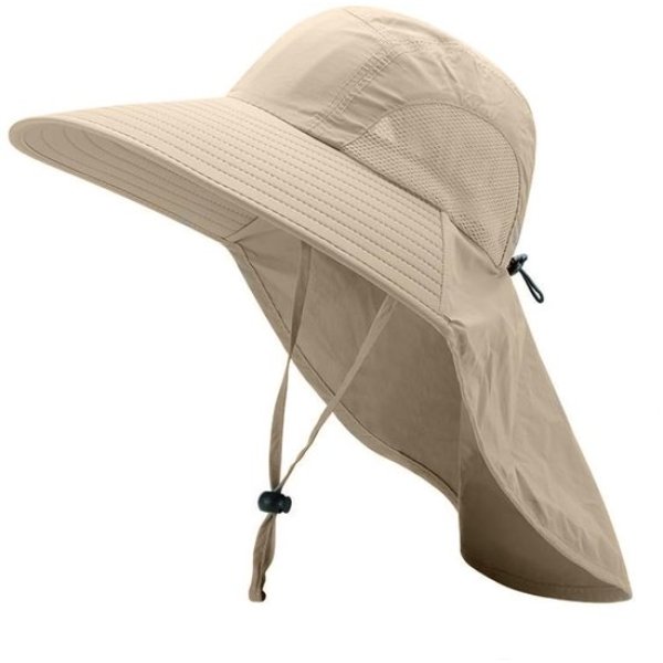 Unyqoos® Uniseks Zonnehoed met Volledige UV Bescherming en Verstelbare Nekbescherming voor Outdoor Activiteiten Unyqoos® Uniseks Zonnehoed met Volledige UV Bescherming en Verstelbare Nekbescherming voor Outdoor Activiteiten