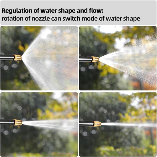 Ibenzoa® Flexibele en tuinslang van 10 meter voor veelzijdig gebruik