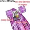 Unyqoos® Mini Cruiser Skateboard met LED Wielen voor Kinderen en Volwassenen Unyqoos® Mini Cruiser Skateboard met LED Wielen voor Kinderen en Volwassenen