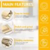 Unyqoos® Set van vier stijlvolle gouden kastgrepen voor moderne inrichting