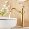 Unyqoos® Elegante draaibare wastafelkraan in klassieke stijl voor luxe badkamer