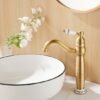 Unyqoos® Elegante draaibare wastafelkraan in klassieke stijl voor luxe badkamer