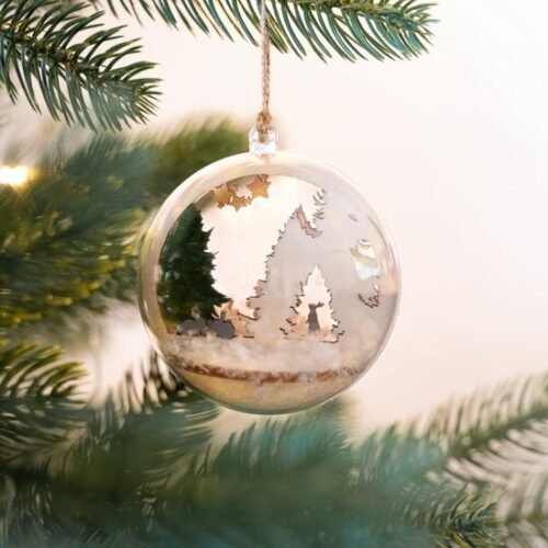 Unyqoos® Set van 5 transparante acryl ballen voor creatieve decoratieprojecten Unyqoos® Set van 5 transparante acryl ballen voor creatieve decoratieprojecten