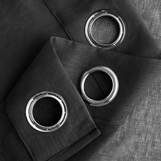 Unyqoos® Transparante moderne voile gordijnen met ringen set voor woonkamer en slaapkamer Unyqoos® Transparante moderne voile gordijnen met ringen set voor woonkamer en slaapkamer