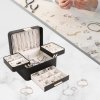 Unyqoos® Ruime en stijlvolle sieradenorganizer met drie niveaus voor dames Unyqoos® Ruime en stijlvolle sieradenorganizer met drie niveaus voor dames