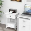 Unyqoos® Moderne multifunctionele bijzettafel met lade voor elke kamer in huis