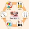 Ibenzoa® Transparante 6-laagse opbergstandaard voor nagellak en kleine flessen Ibenzoa® Transparante 6-laagse opbergstandaard voor nagellak en kleine flessen