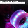 Unyqoos® Mini Cruiser Skateboard met LED Wielen voor Kinderen en Volwassenen Unyqoos® Mini Cruiser Skateboard met LED Wielen voor Kinderen en Volwassenen
