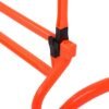 Unyqoos® Oranje set van 5 flexibele horden voor sportieve coördinatietraining