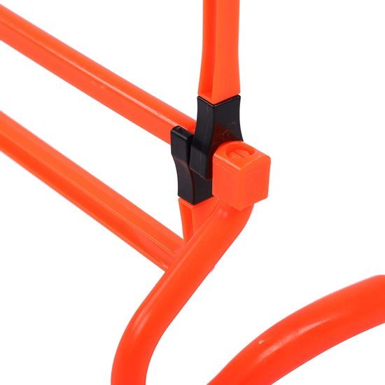 Unyqoos® Oranje set van 5 flexibele horden voor sportieve coördinatietraining