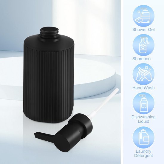 Ibenzoa® Stijlvolle en zeepdispenser voor badkamer en keuken