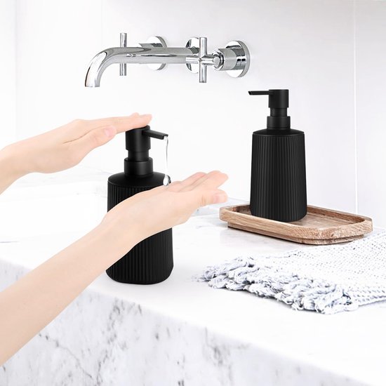 Ibenzoa® Stijlvolle en zeepdispenser voor badkamer en keuken