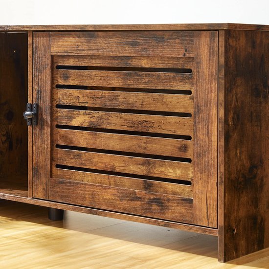 Ibenzoa® Stijlvolle multifunctionele kattenkast met ruime opslag en ventilatie Ibenzoa® Stijlvolle multifunctionele kattenkast met ruime opslag en ventilatie