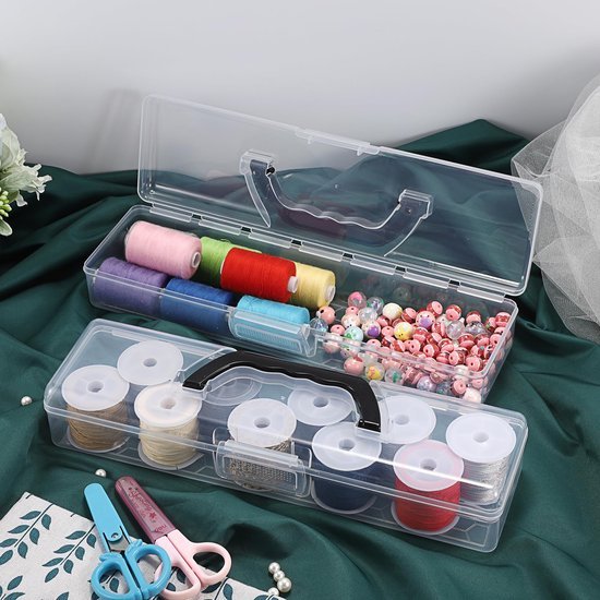 Ibenzoa® Driedelige set opbergdozen voor penselen en schrijfgerei met deksel