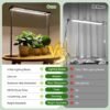 Ibenzoa® Verstelbare LED Kweeklamp Stand met Timer voor Binnenplanten