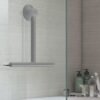 Ibenzoa® Taupe douchewisser met zuignap en rubberen afwerking voor glasreiniging Ibenzoa® Taupe douchewisser met zuignap en rubberen afwerking voor glasreiniging