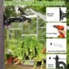 Unyqoos® Set van twee stevige metalen wandhaken voor planten en decoratie