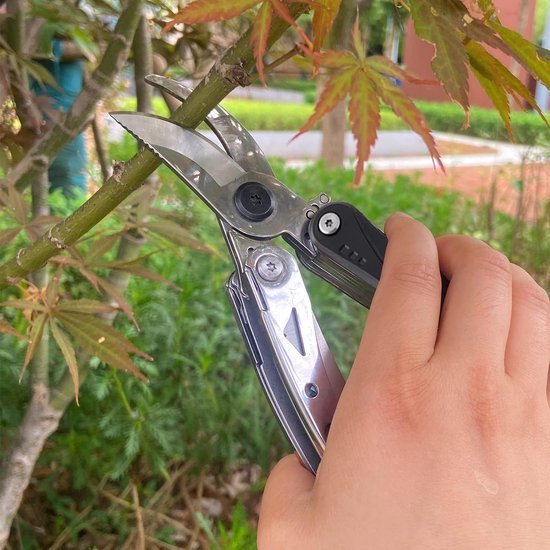 Ibenzoa® Multifunctioneel Tuingereedschap met 7-in-1 Functies voor Onderhoud en Kamperen