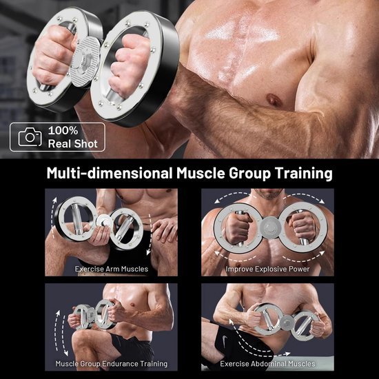 Unyqoos® Verstelbare armtrainer voor pols, schouders en borst met veelzijdige functies