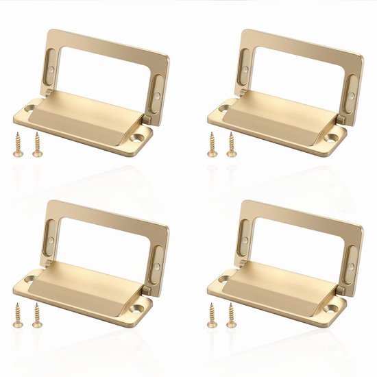 Unyqoos® Set van vier stijlvolle gouden kastgrepen voor moderne inrichting
