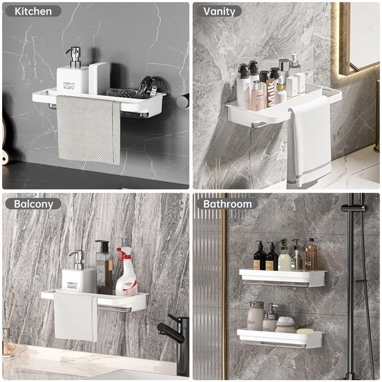 Ibenzoa® Transparante Hangende Spoelbak Organizer voor Keuken en Badkamer