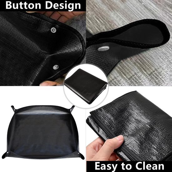 Ibenzoa® Waterdichte en herbruikbare mat voor kooien en transportboxen 150x100 cm