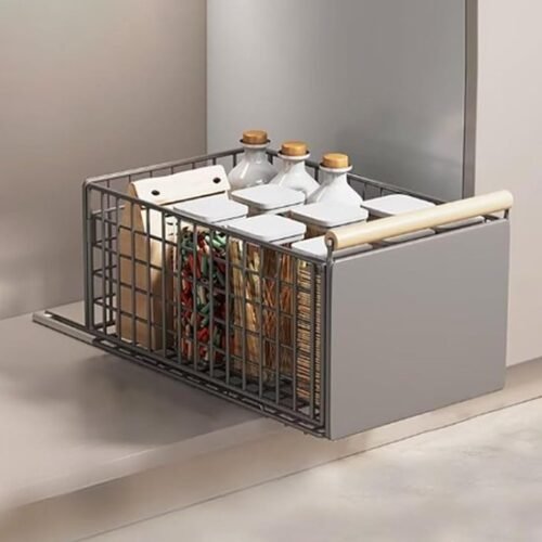 Ibenzoa® Ruimtebesparende uittrekbare lade voor keukenkasten zonder boren