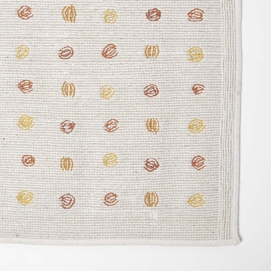 Ibenzoa® Getufte katoenen badmat met speels stippendesign voor frisse badkamerlook Ibenzoa® Getufte katoenen badmat met speels stippendesign voor frisse badkamerlook